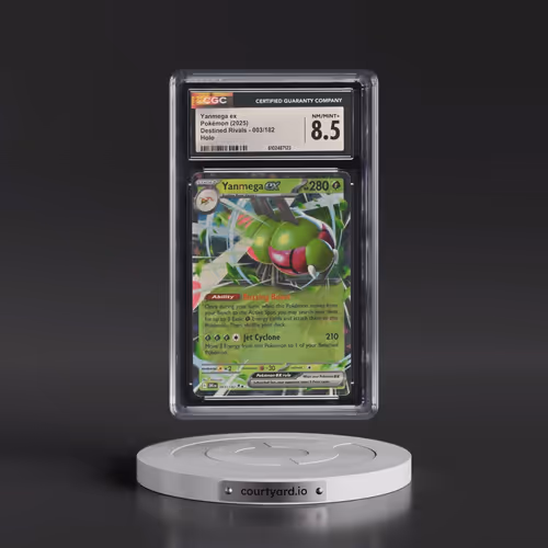 2025 Destined Rivals - DRI EN #003/182 Yanmega ex - Holo (CGC 8.5 NM-MT+)
