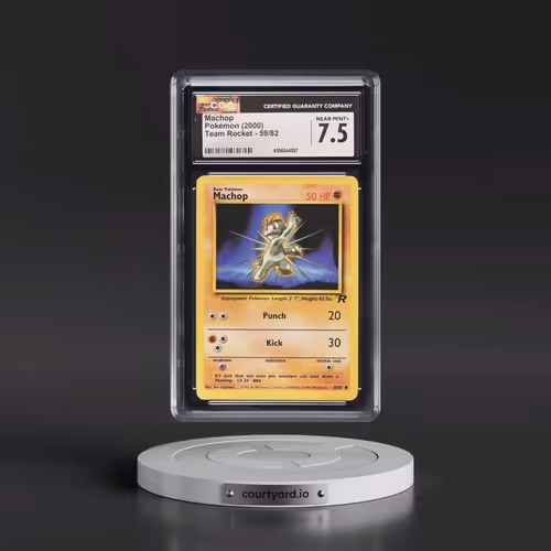 1999 Team Rocket #59/82 Machop (CGC 7.5 NM+)
