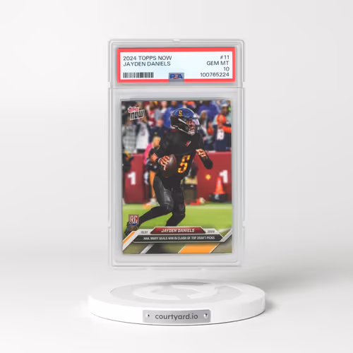 2024 Topps Now #11 Jayden Daniels (PSA 10 GEM MINT)