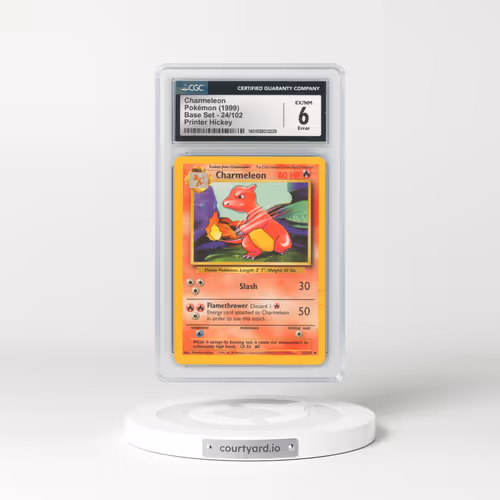 1999 Base Set #24 Charmeleon (CGC 6 EX-NM)