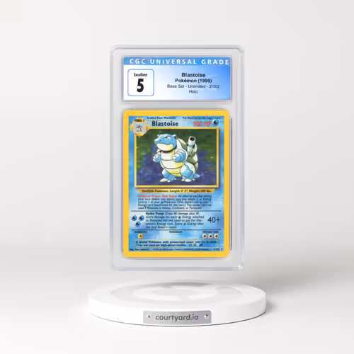 1999 Base Set #2/102 Blastoise - Holo (CGC 5 EX)