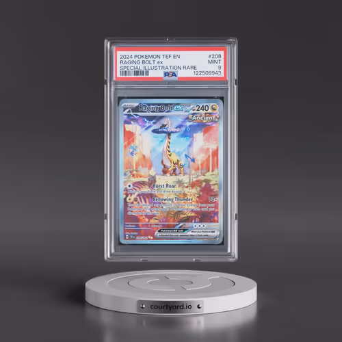 2024 Pokémon Tef EN-Temporal Forces #208 Raging Bolt EX - Holo Special Illustration Rare (PSA 9 MINT