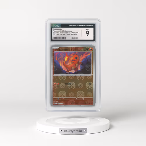 2022 Scarlet & Violet Promos #060/SV-P Charmander - Reverse Holo 151 Card File Set Poke Ball (CGC 9 MINT)