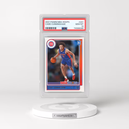 2021 Panini NBA Hoops #201 Cade Cunningham (PSA 10 GEM MINT)