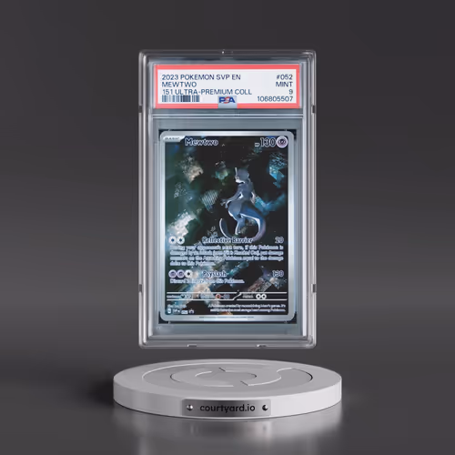 2023 Pokémon Svp EN-SV Black Star Promo #052 Mewtwo - 151 Ultra-Premium Collection (PSA 9 MINT)