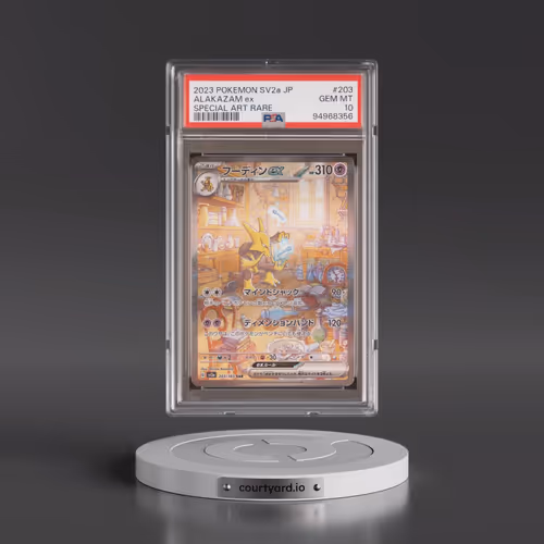 2023 Pokémon Sv2a-Pokémon 151 #203 Alakazam EX - Holo Special Art Rare (PSA 10 GEM MINT)