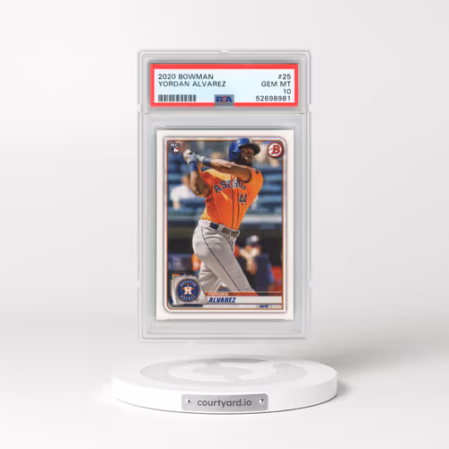 2020 Bowman #25 Yordan Alvarez (PSA 10 GEM MINT)