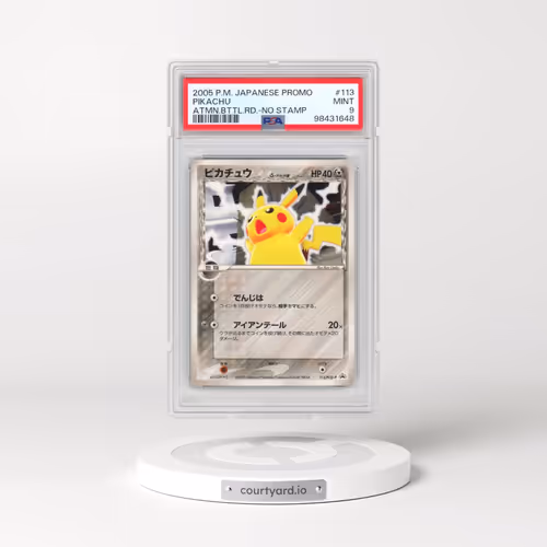 2005 Pokémon Promo #113 Pikachu - Autumn Battle Road-No Stamp (PSA 9 MINT)