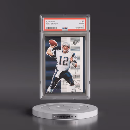 2005 Spx #53 Tom Brady (PSA 9 MINT)