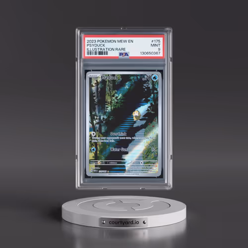 2023 Pokémon Mew EN-151 #175 Psyduck - Illustration Rare (PSA 9 MINT)