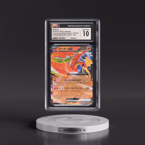 2023 Pokémon Cll-Trading Card Game Classic Charizard & HO-Oh EX Deck #007 HO-Oh EX - Holo (CGC 10 GE