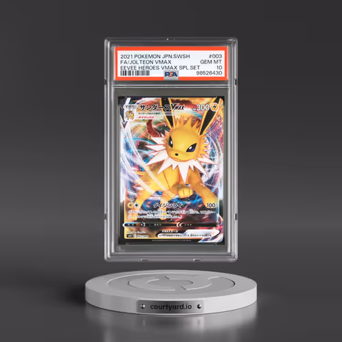2021 Pokémon Sword & Shield Eevee Heroes Vmax Special Set #003 Jolteon Vmax - Full Art (PSA 10 GEM MINT)