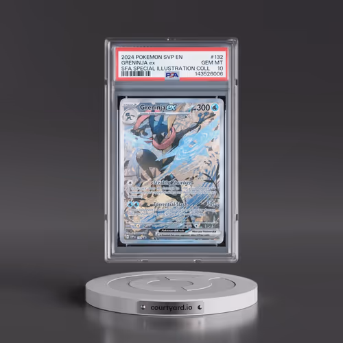 2024 Pokémon Svp EN-SV Black Star Promo #132 Greninja EX - Holo Shrouded Fable Special Illustration
