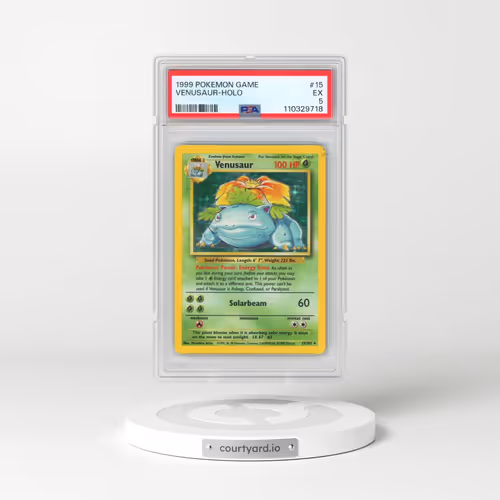 1999 Pokémon Game #15 Venusaur - Holo (PSA 5 EX)