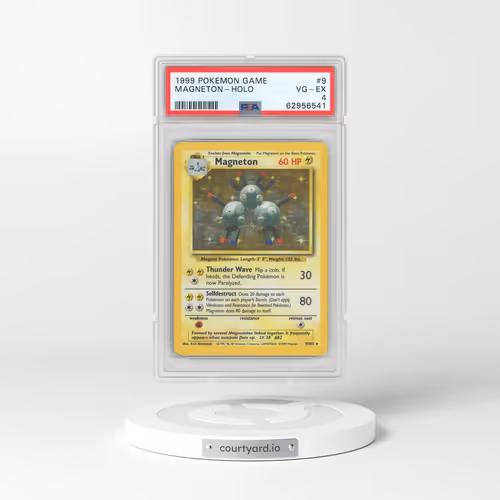 1999 Base Set #9 Magneton - Holo (PSA 4 VG-EX)