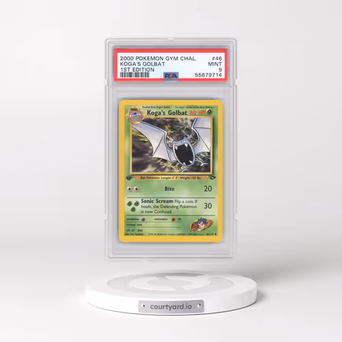 2000 Pokémon Gym Challenge #46 Koga's Golbat - 1st Edition (PSA 9 MINT)