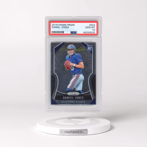 2019 Panini Prizm #302 Daniel Jones (PSA 10 GEM MINT)