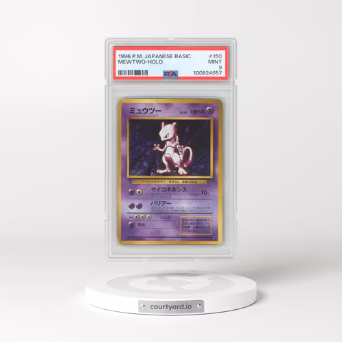 1996 Pokémon Basic #150 Mewtwo - Holo (PSA 9 MINT)