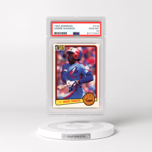 1983 Donruss #518 Andre Dawson (PSA 10 GEM MINT)