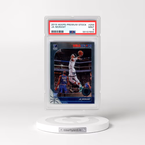 2019 Panini Hoops Premium Stock #259 Ja Morant (PSA 9 MINT)