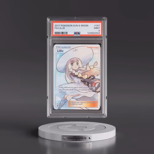 2017 Pokémon Sun & Moon #147 Lillie - Full Art (PSA 9 MINT)