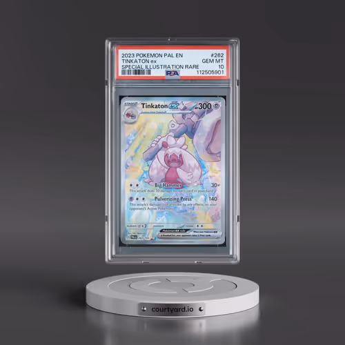 2023 Pokémon Pal EN-Paldea Evolved #262 Tinkaton EX - Holo Special Illustration Rare (PSA 10 GEM MIN