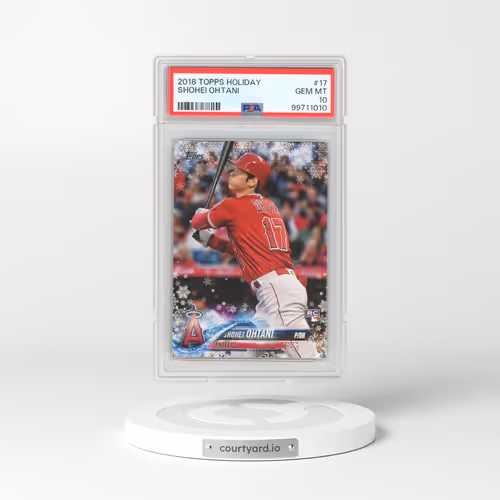 2018 Topps Holiday #17 Shohei Ohtani (PSA 10 GEM MINT)