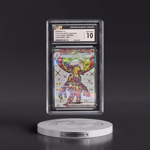 2023 Future Flash #081/066 Toxtricity ex - Super Rare Holo (CGC 10 GEM MINT)