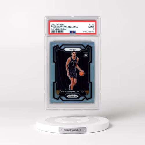 2023 Panini Prizm #136 Victor Wembanyama - Silver Prizm (PSA 9 MINT)
