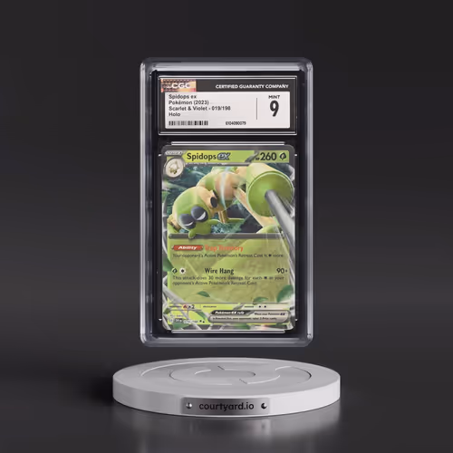 2023 Scarlet & Violet #019/198 Spidops ex - Holo (CGC 9 MINT)