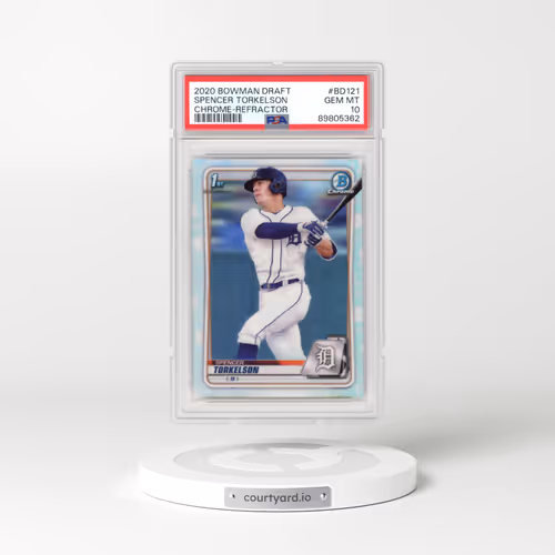 2020 Bowman Draft #BD121 Spencer Torkelson - Chrome-Refractor (PSA 10 GEM MINT)