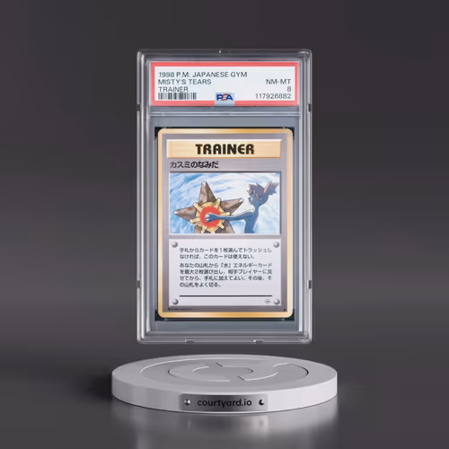 1998 Pokémon Gym Misty's Tears - Trainer (PSA 8 NM-MT)