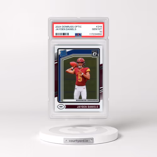 2024 Panini Donruss Optic #248 Jayden Daniels (PSA 10 GEM MINT)