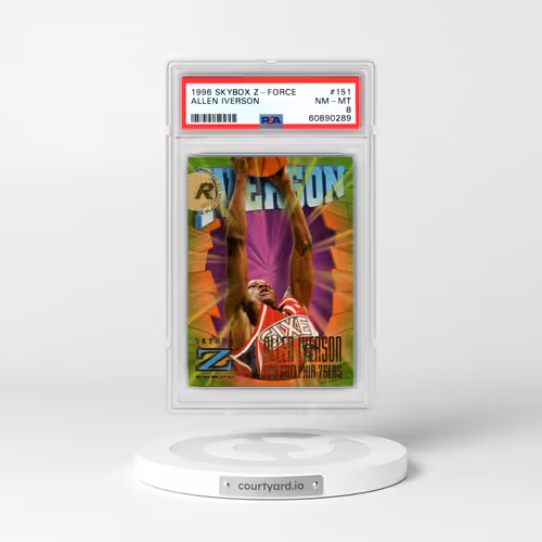 1996 Skybox Z-Force #151 Allen Iverson (PSA 8 NM-MT)