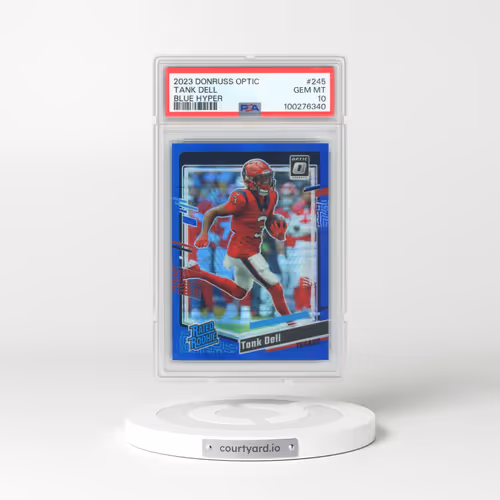 2023 Panini Donruss Optic #245 Tank Dell - Blue Hyper (PSA 10 GEM MINT)