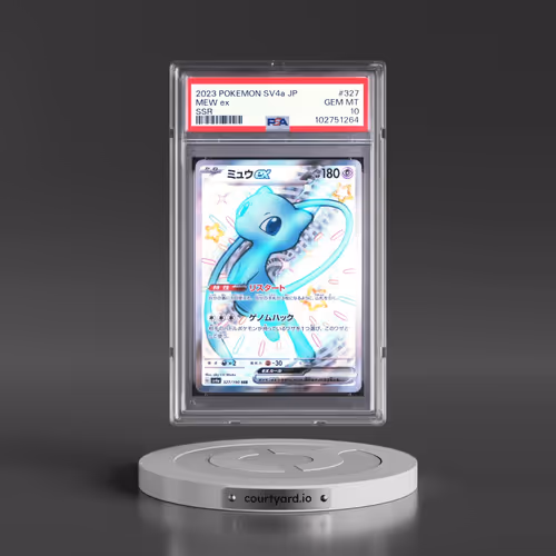 2023 Pokémon Sv4a-Shiny Treasure EX #327 Mew EX - Holo Ssr (PSA 10 GEM MINT)