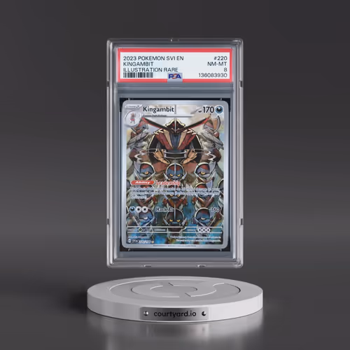 2023 Pokémon Svi EN-Scarlet & Violet #220 Kingambit - Illustration Rare (PSA 8 NM-MT)