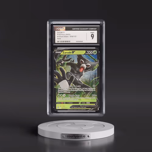 2022 Brilliant Stars #016/172 Zarude V - Holo (CGC 9 MINT)