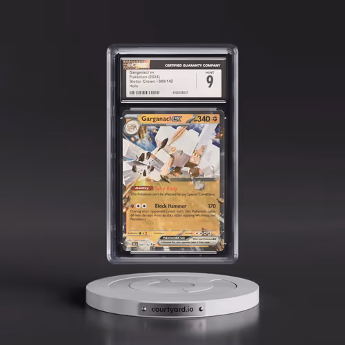 2024 Stellar Crown - SCR EN #089/142 Garganacl ex - Holo (CGC 9 MINT)