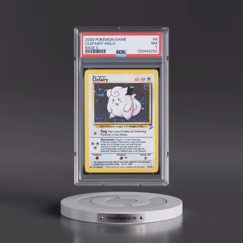 2000 Pokémon Game Base II #6 Clefairy - Holo (PSA 7 NM)