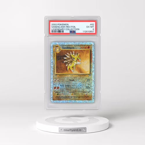 2002 Pokémon Legendary Collection #62 Sandslash - Reverse Foil (PSA 6 EX-MT)