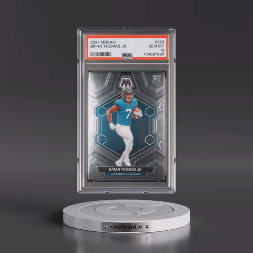 2024 Panini Mosaic #323 Brian Thomas Jr. (PSA 10 GEM MINT)