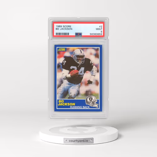 1989 Score #2 Bo Jackson (PSA 9 MINT)