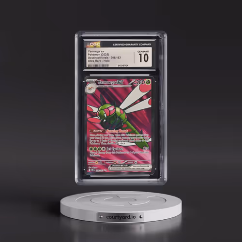 2025 Pokémon Dri EN-Destined Rivals #206 Yanmega EX - Holo Ultra Rare (CGC 10 GEM MINT)