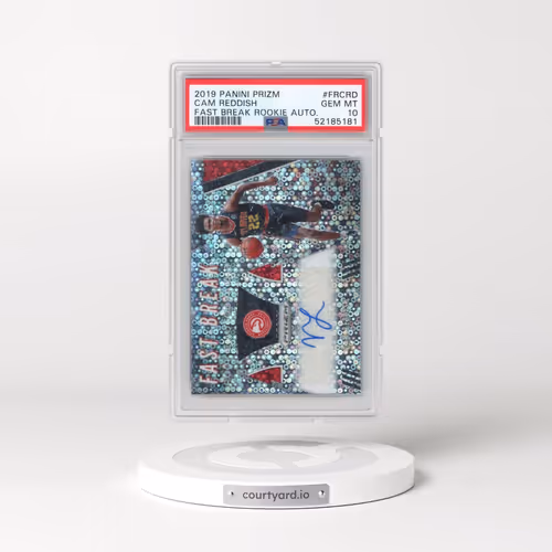 2019 Panini Prizm Fast Break Rookie Autographs #FRCRD Cam Reddish (PSA 10 GEM MINT)