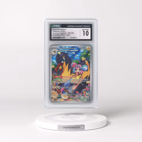 2025 Pokémon Jtg EN-Journey Together #163 Iono's Kilowattrel - Illustration Rare (CGC 10 GEM MINT)