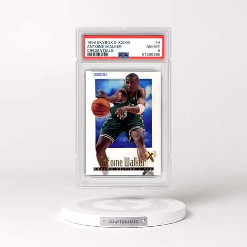 1996 Skybox E-X2000 #4 Antoine Walker - Credentials (PSA 8 NM-MT)