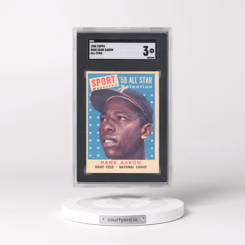 1958 Topps #488 Hank Aaron - All-Star (SGC 3 VG)