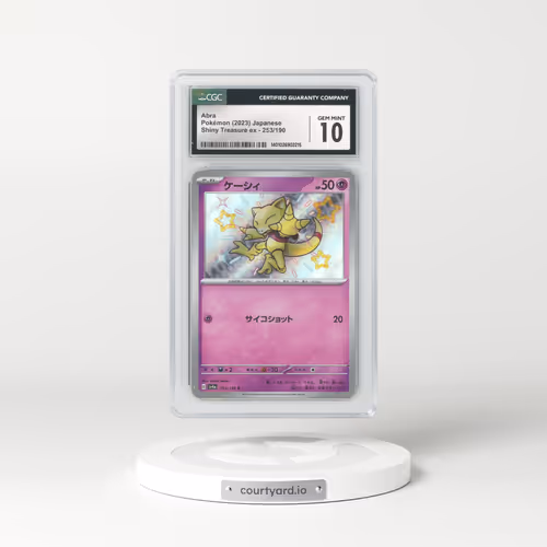 2023 Japanese Shiny Treasure ex #253 Abra (CGC 10 GEM MINT)