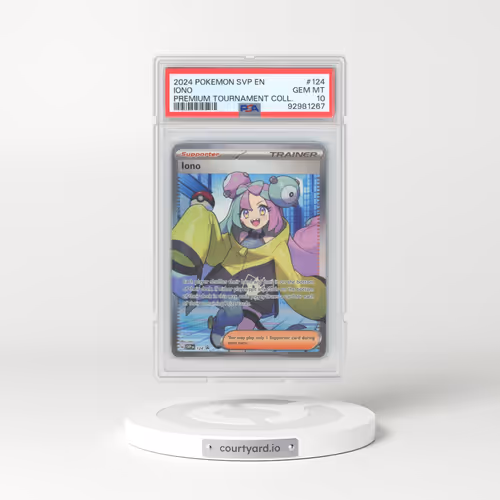 2024 Pokémon Svp EN-SV Black Star Promo #124 Iono - Iono Premium Tournament Collection (PSA 10 GEM MINT)